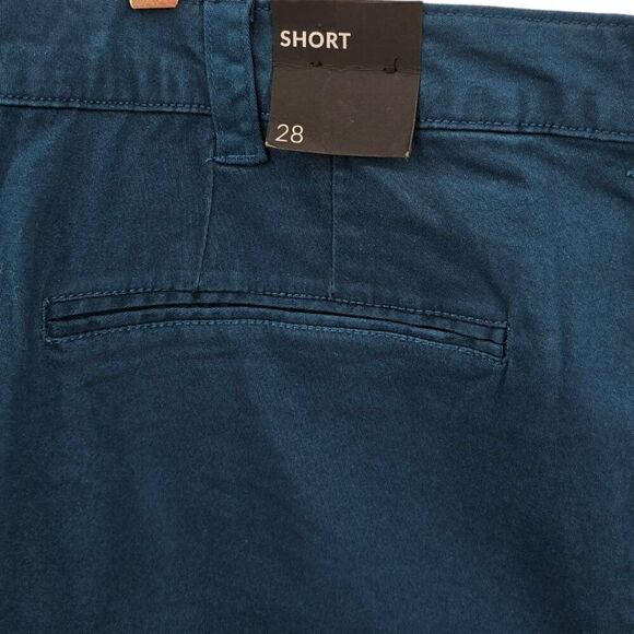 Lane Bryant Womens Plus Size 28 Teal Chino Shorts NWT - Picture 3 of 10